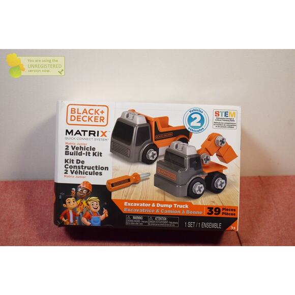 BLACK + DECKER Matrix Junior 2 Vehicle Build-It Kit - Picture 1 of 4